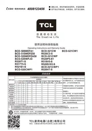 TCL BCD-521CWP